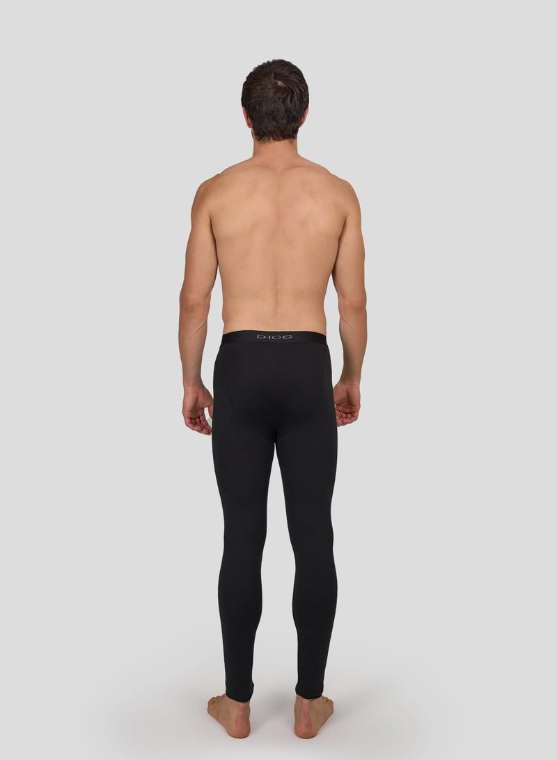 Dice Thermal Cotton Pants for Men - Black - Image 3